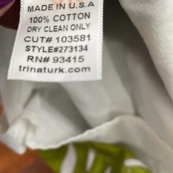 Trina Turk plant print dress - Picture 8 of 8